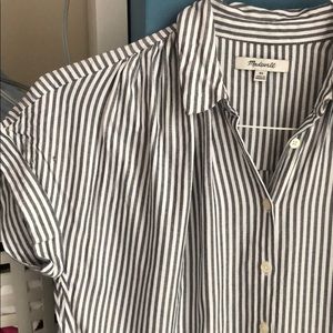 Madewell dress with stripes